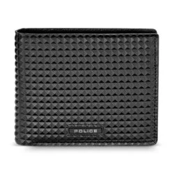 Police Wallet Pyramid W/ Card Holder - Black